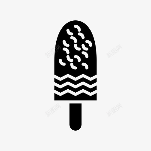 冰淇淋冰棍棒子图标svg_新图网 https://ixintu.com 冰棍 冰淇淋 夏天 棒子 美味