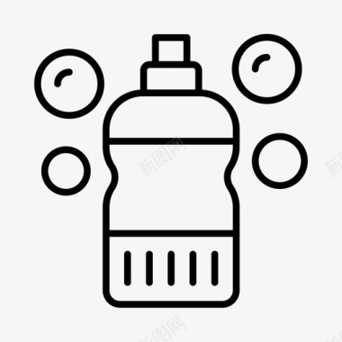 洗衣粉清洁剂卫生图标图标