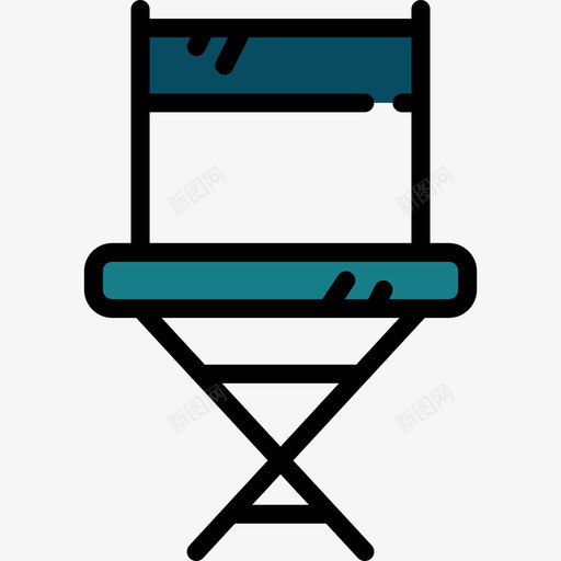 椅子电影2线性颜色图标svg_新图网 https://ixintu.com 椅子 电影 线性 颜色
