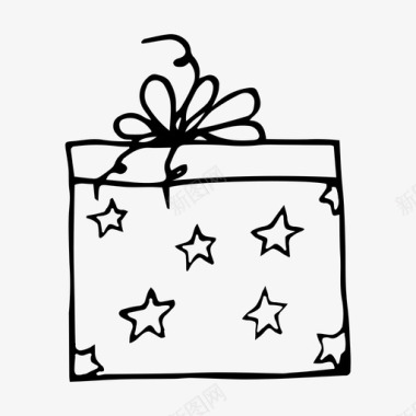 礼品盒庆典节日图标图标