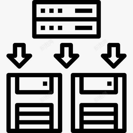 备份大数据30线性图标svg_新图网 https://ixintu.com 备份 大数 数据 线性