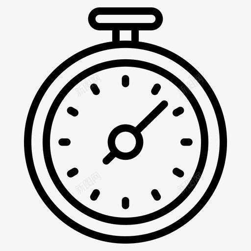 秒表计时器运动和奖励线标集图标svg_新图网 https://ixintu.com 图标 奖励 秒表 计时器 运动