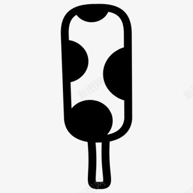 冰棒巧克力冰淇淋图标图标