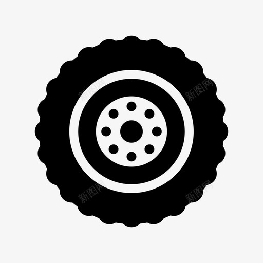 轮胎运输车轮图标svg_新图网 https://ixintu.com 图标 字形 车轮 轮胎 运输 运输车