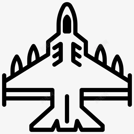 空军陆军喷气式飞机图标svg_新图网 https://ixintu.com 军用 喷气式飞机 空军 陆军 飞机 飞行员