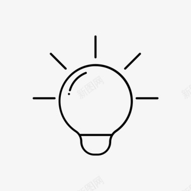 思想电发明图标图标