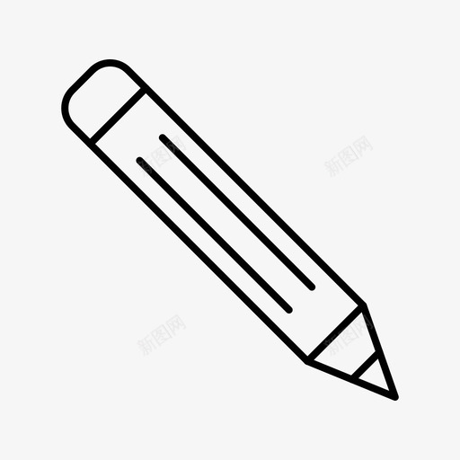 铅笔编辑书写图标svg_新图网 https://ixintu.com 书写 图标 字形 编辑 铅笔