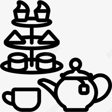 茶时间英国直系图标图标