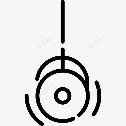 Yoyo停止19线性图标svg_新图网 https://ixintu.com 停止 线性