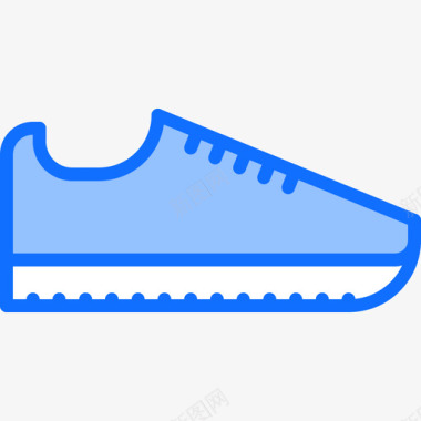 鞋网球11蓝色图标图标