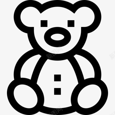 泰迪熊礼物5直系图标图标