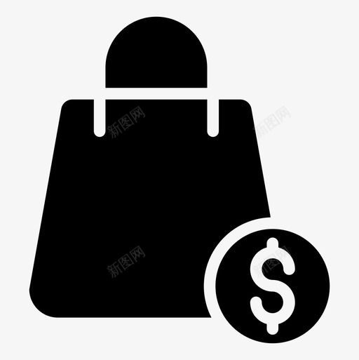 购物袋价格购物袋购物袋折扣图标svg_新图网 https://ixintu.com 价格 折扣 购物袋 销售