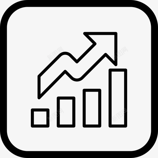 增长图表利润图标svg_新图网 https://ixintu.com 利润 图表 增长 收入 银行业务