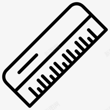 尺量图标图标