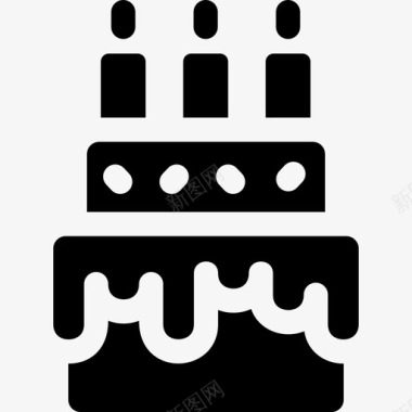 生日蛋糕食物180馅图标图标