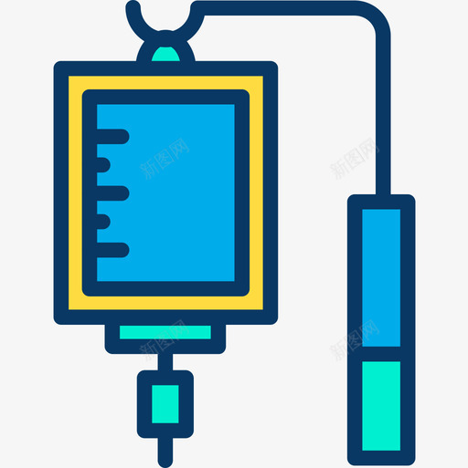 血液医学155线性颜色图标svg_新图网 https://ixintu.com 医学 线性 血液 颜色