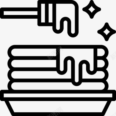 面包师冰淇淋23直系图标图标