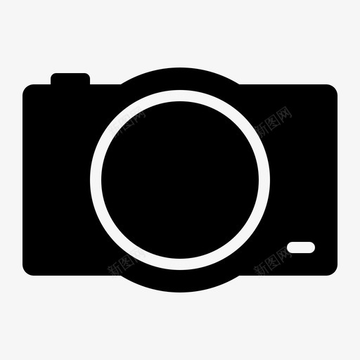 数码单反相机镜头照片图标svg_新图网 https://ixintu.com 单反 小工 工具 数码 照片 电话 相机 符号 镜头