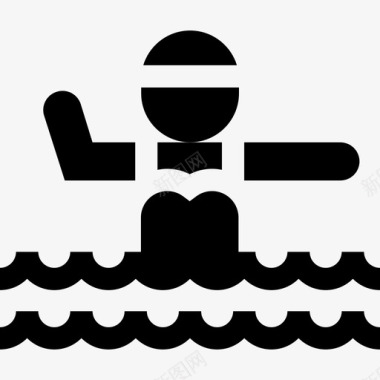 水上健身房健身109填充图标图标
