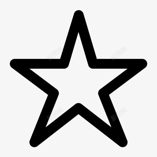 杂项最爱五尖图标svg_新图网 https://ixintu.com 32r 五尖 喜欢 形状 星星 最爱 杂项 轮廓