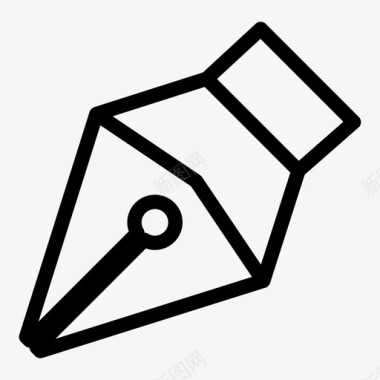 钢笔办公室学校图标图标