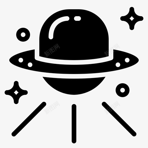 飞碟外星人科学图标svg_新图网 https://ixintu.com 固体 外星人 好莱坞 宇宙飞船 科学 飞碟