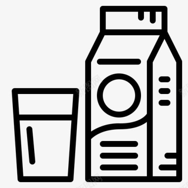 牛奶钙奶制品图标图标