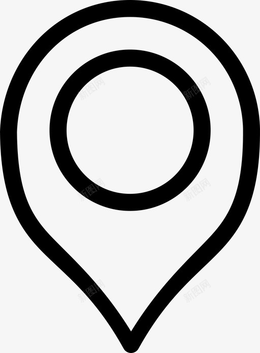 位置坐标方向图标svg_新图网 https://ixintu.com 位置 地图 坐标 方向 标记