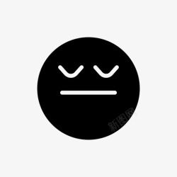 睡眠面部表情符号面部表情情绪图标高清图片