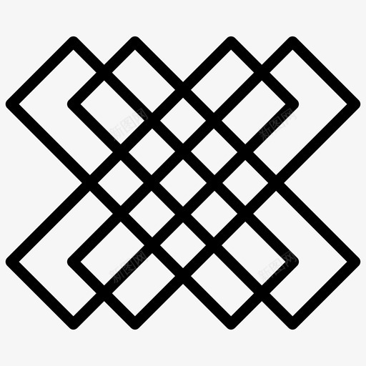 希望方块图案文化符号图标svg_新图网 https://ixintu.com 图标 图案 希望 文化 方块 标志 符号 纹身 线图 部落