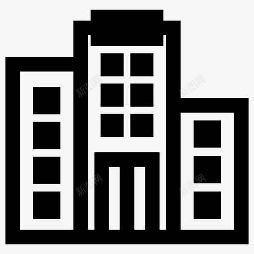 办公建筑商业图标svg_新图网 https://ixintu.com 办公 商业 商业城 城市 建筑 建筑商 金融