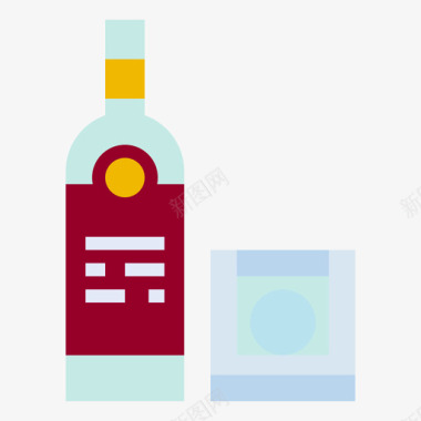 伏特加33号饮料淡味图标图标