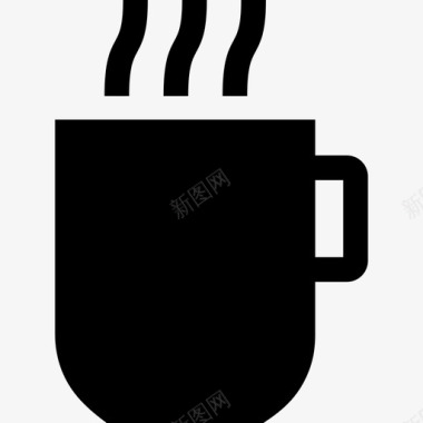 咖啡杯热咖啡茶图标图标