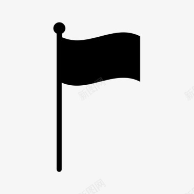 旗帜商务庆典图标图标