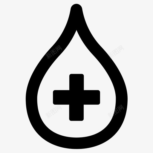 血液医生献血图标svg_新图网 https://ixintu.com 健康 医生 医疗 献血 血液