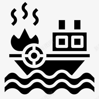 船救援和反应9加油图标图标
