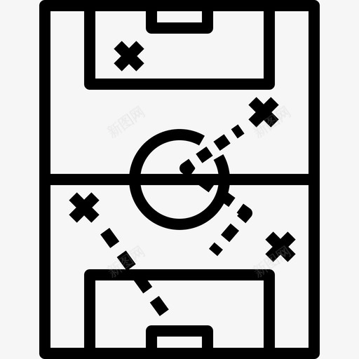 足球战术比赛足球图标svg_新图网 https://ixintu.com 战术 战略 比赛 足球