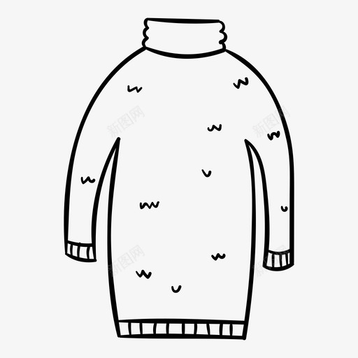 毛衣圣诞节时尚图标svg_新图网 https://ixintu.com 冬季 圣诞节 时尚 款式 毛衣
