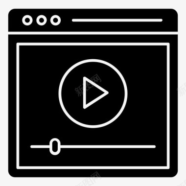 视频教程计算机视频现代教育图标图标