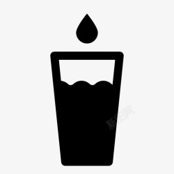 生活饮用水复制饮用水饮料杯子图标高清图片