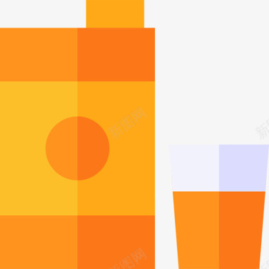 橙汁健身111无糖图标图标