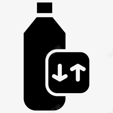 回收瓶环境塑料图标图标