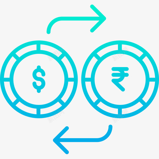 交易所金融119梯度图标svg_新图网 https://ixintu.com 交易所 梯度 金融
