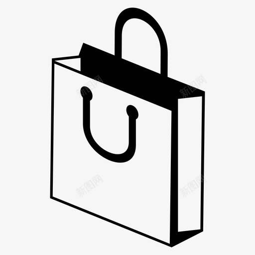 购物购物袋商店商品图标svg_新图网 https://ixintu.com 商品 商店 杂货 购物 购物袋