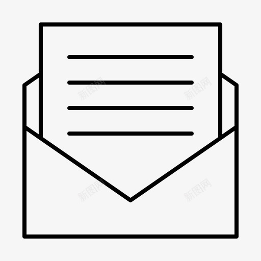 打开邮件通信计算机邮件图标svg_新图网 https://ixintu.com 媒体 对象 打开 电子邮件 计算机 通信 邮件