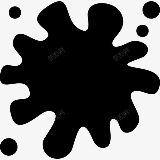 彩色喷溅艺术图标svg_新图网 https://ixintu.com 喷溅 固体 图标 彩色 艺术 设计