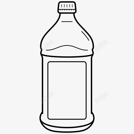 一瓶花生油食用油图标svg_新图网 https://ixintu.com 一瓶 花生油 食用油
