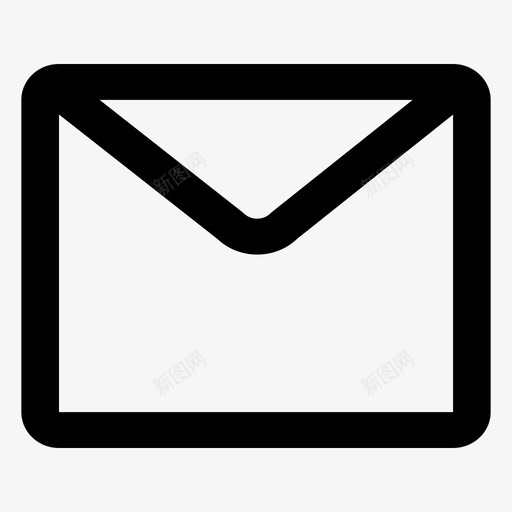 mailsvg_新图网 https://ixintu.com mail 单色 商务 圆润