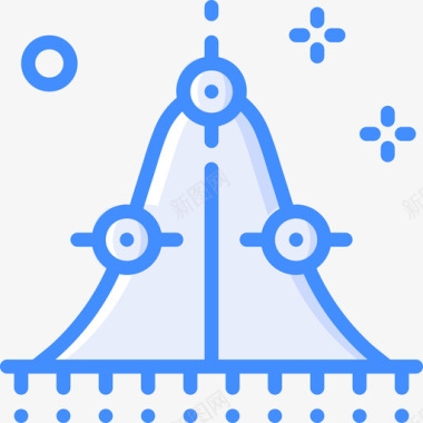 折线图数据科学14蓝色图标图标