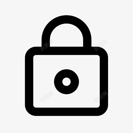 锁钥匙隐私图标svg_新图网 https://ixintu.com 商务 基本 安全 用户 界面 钥匙 隐私保护 面包